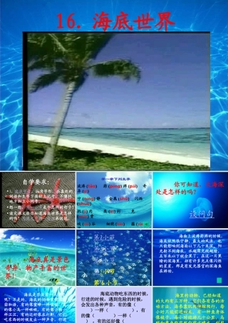 海底世界PPT课件