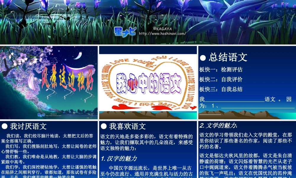 专题我心中的语文