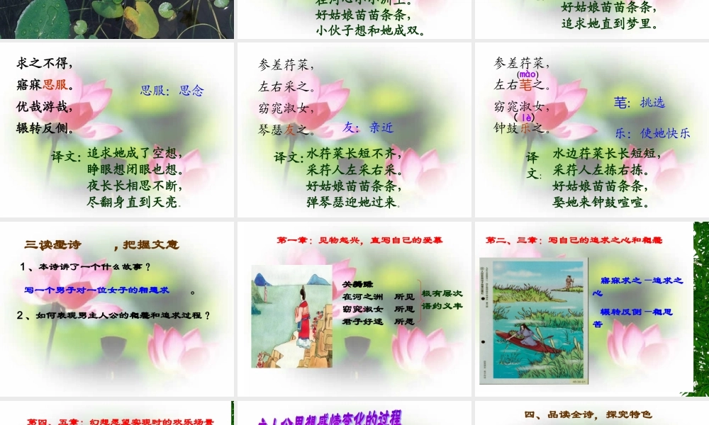 关雎蒹葭课件