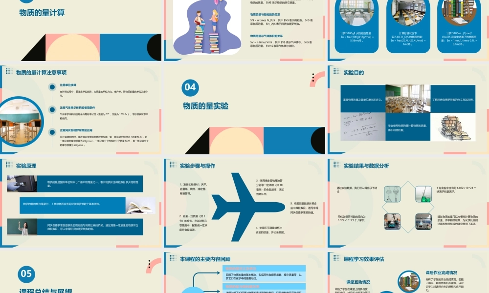 物质的量说课(人教版)课件