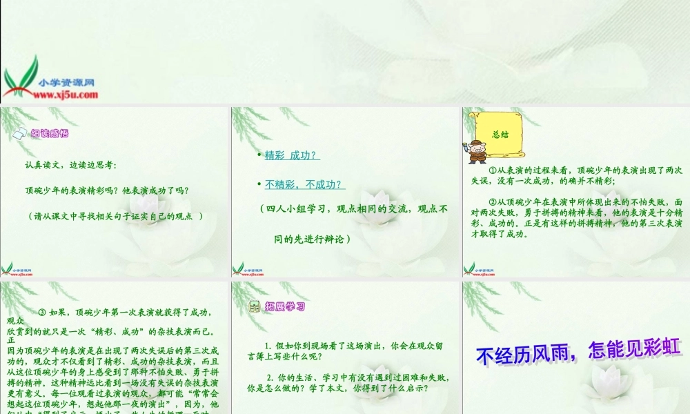 沪江小学资源网_六年级语文下册课件顶碗少年_2013012113826335_764