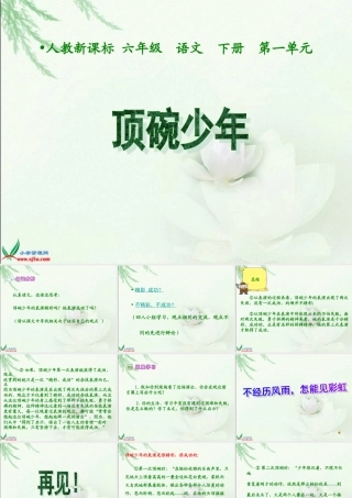 沪江小学资源网_六年级语文下册课件顶碗少年_2013012113826335_764