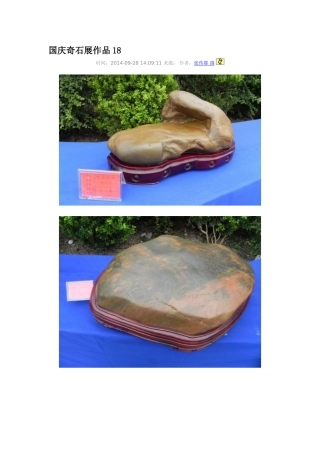 国庆奇石展作品18