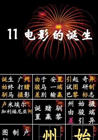 电影的诞生课件