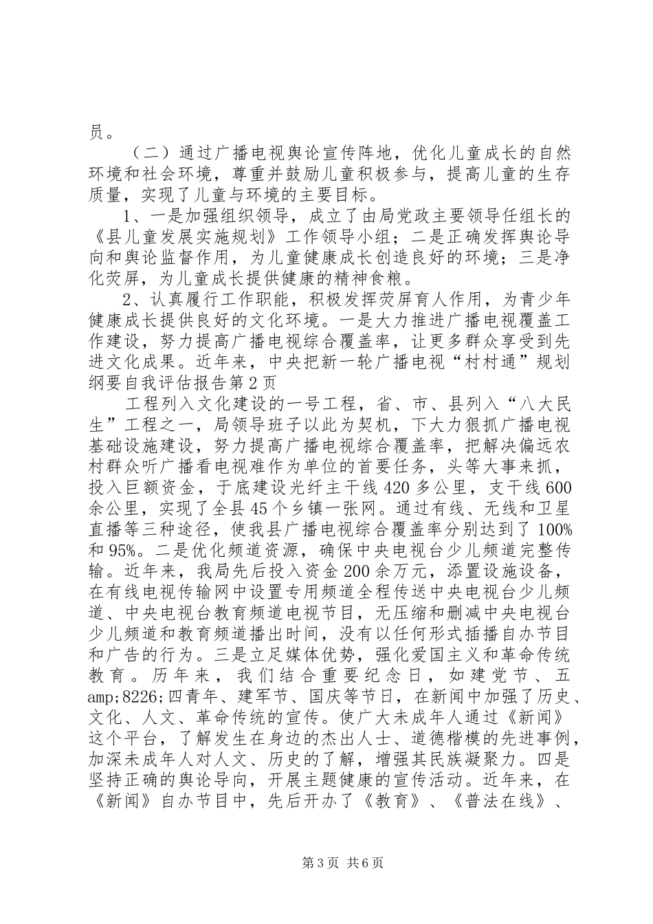 规划纲要自我评估报告_第3页