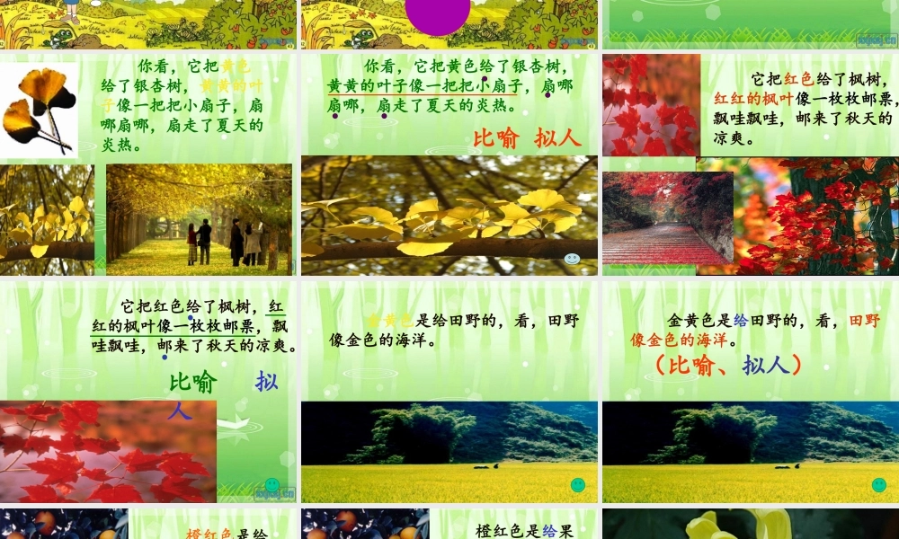 秋天的雨第二课时李杰