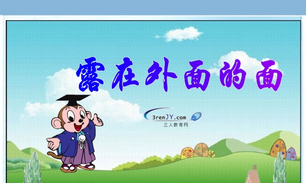 《露在外面的面》教学课件6