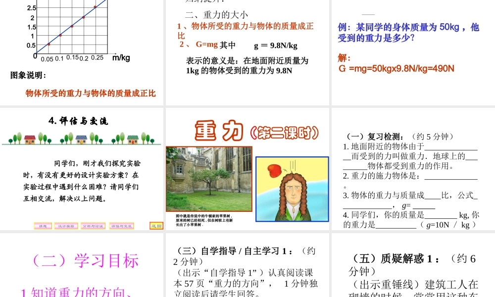 九年级物理_重力_课件人教版