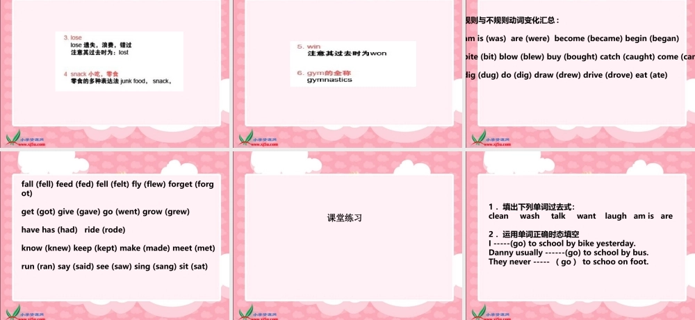 (冀教版)六年级英语下册课件_unit4_lesson27(2)