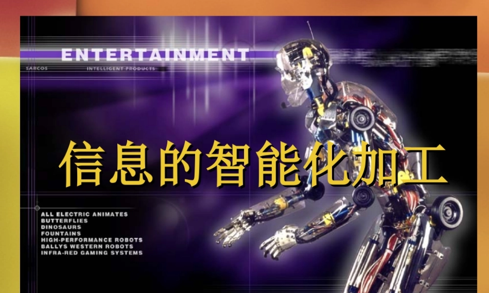信息的智能化加工