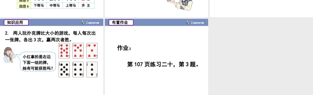 《田忌赛马（例3）》教学课件