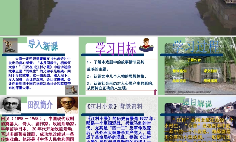 《江村小景》课件