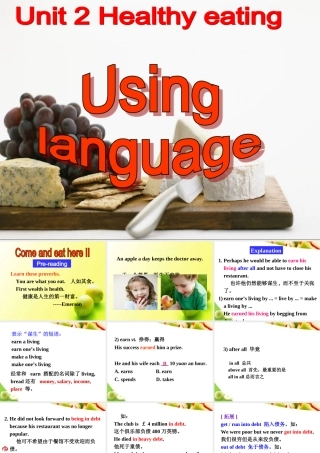 必修三英语_unit2Using_Language