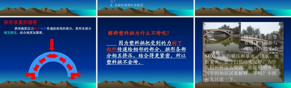 六上拱形的力量课件