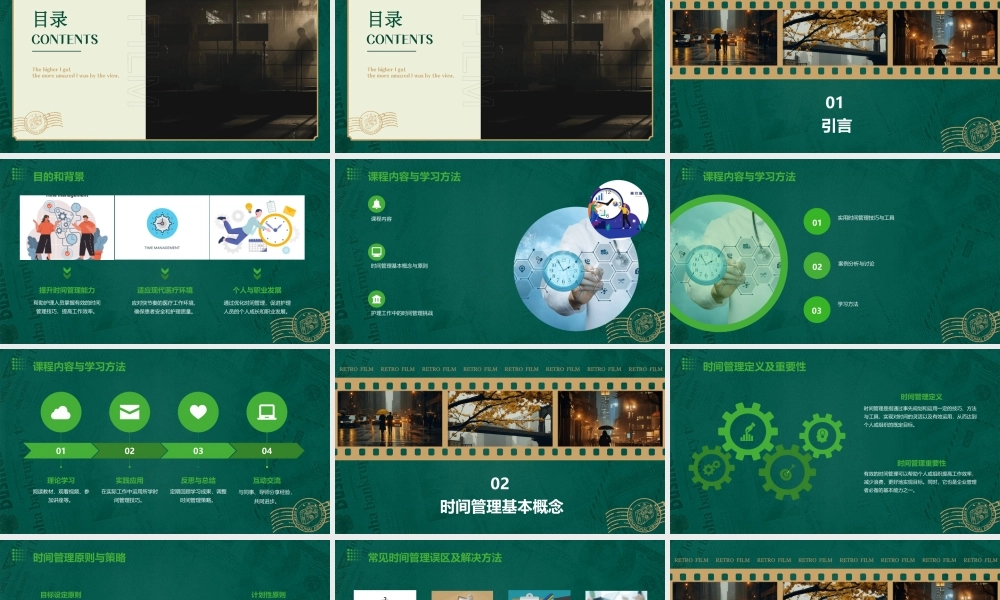 时间管理业务学习护理课件