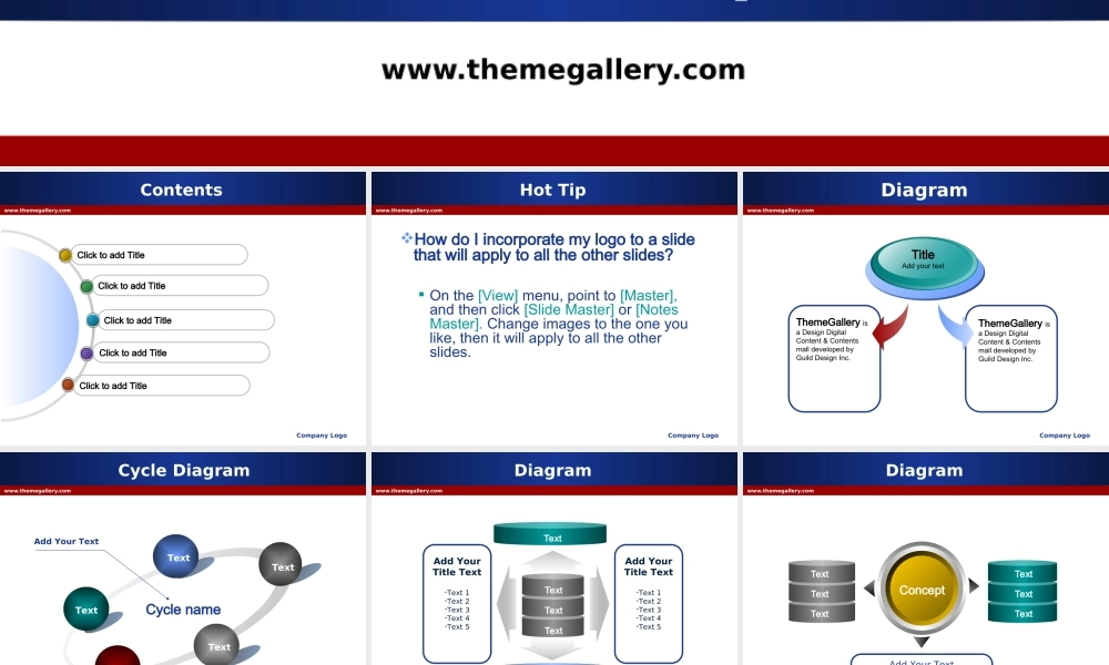 国外精美的的PPT模板及图标