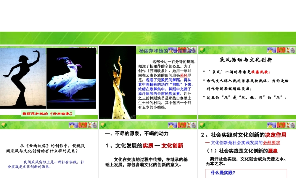 《文化创新的源泉和作用》课件