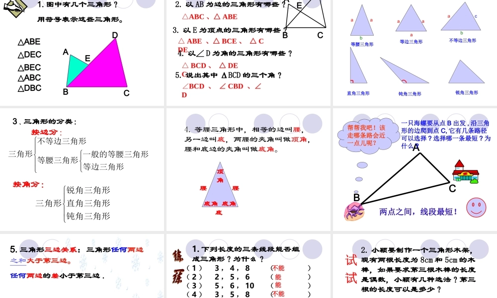 认识三角形李洁