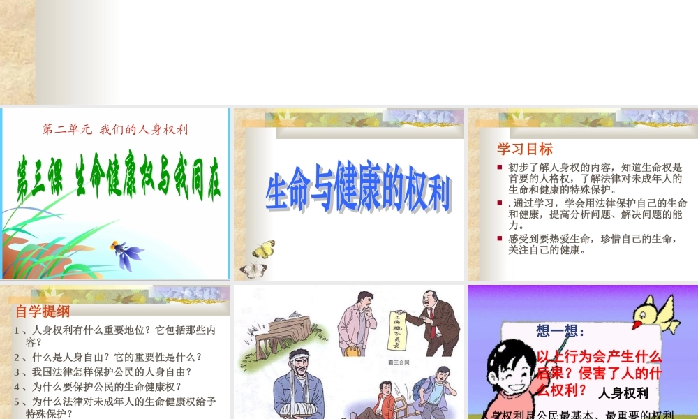 唐华丰生命与健康的权利