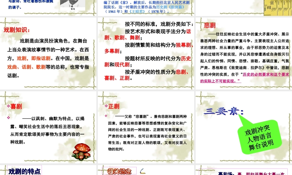 雷雨课件教学用