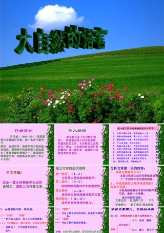 大自然的语言课件(1)