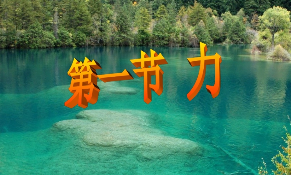 物理：力课件(教科版八年级下)
