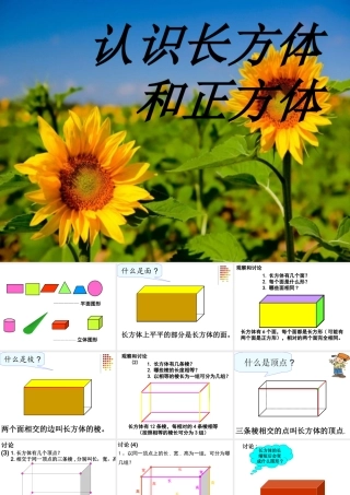 认识长方体和正方体