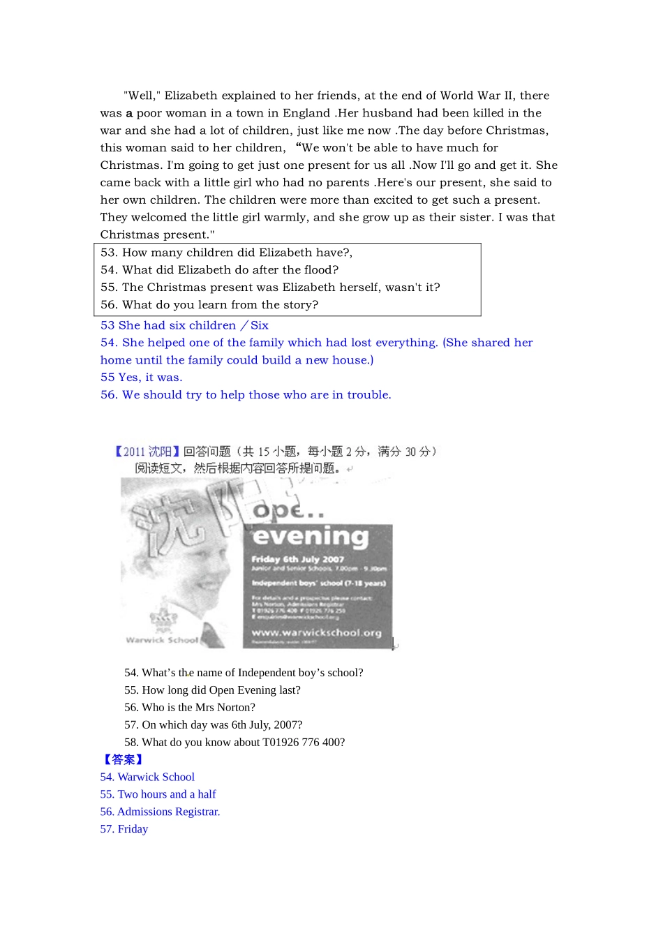 专题8任务型阅读回答问题_第3页