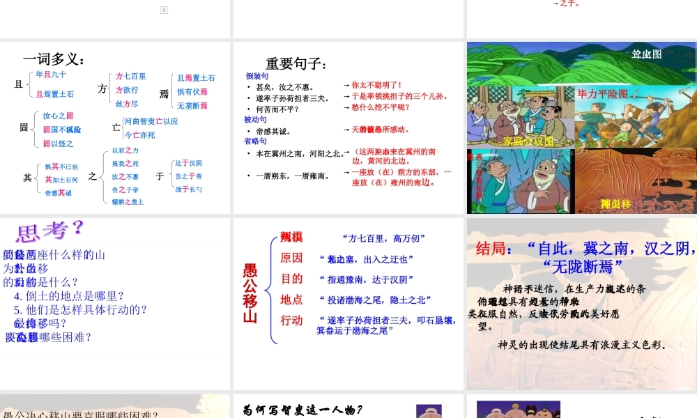 愚公移山-课件