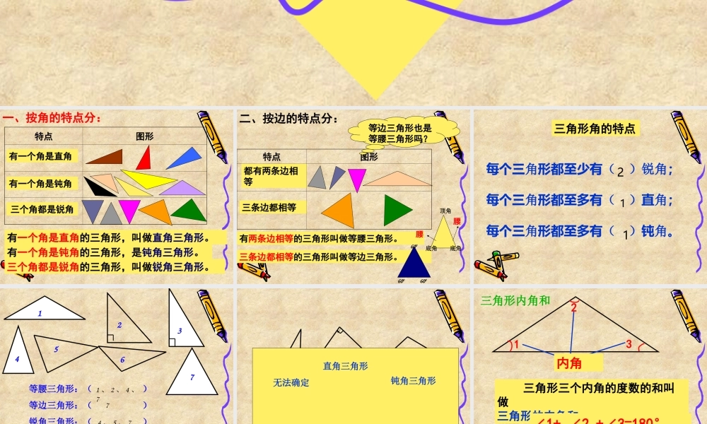 小学_四年级_下册_三角形的复习xin