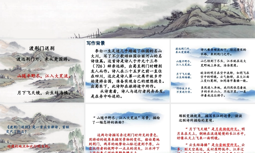 《渡荆门送别》课件-副本
