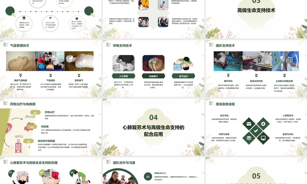 心肺复苏术及高级生命支持