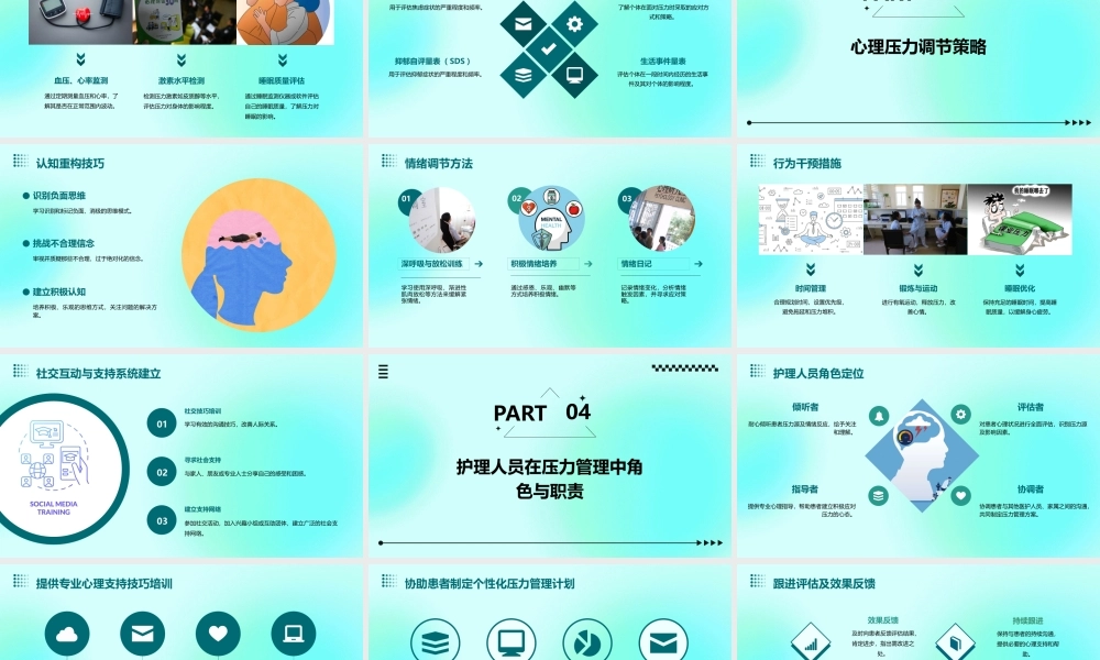 心理健康呵护之压力管理调节护理