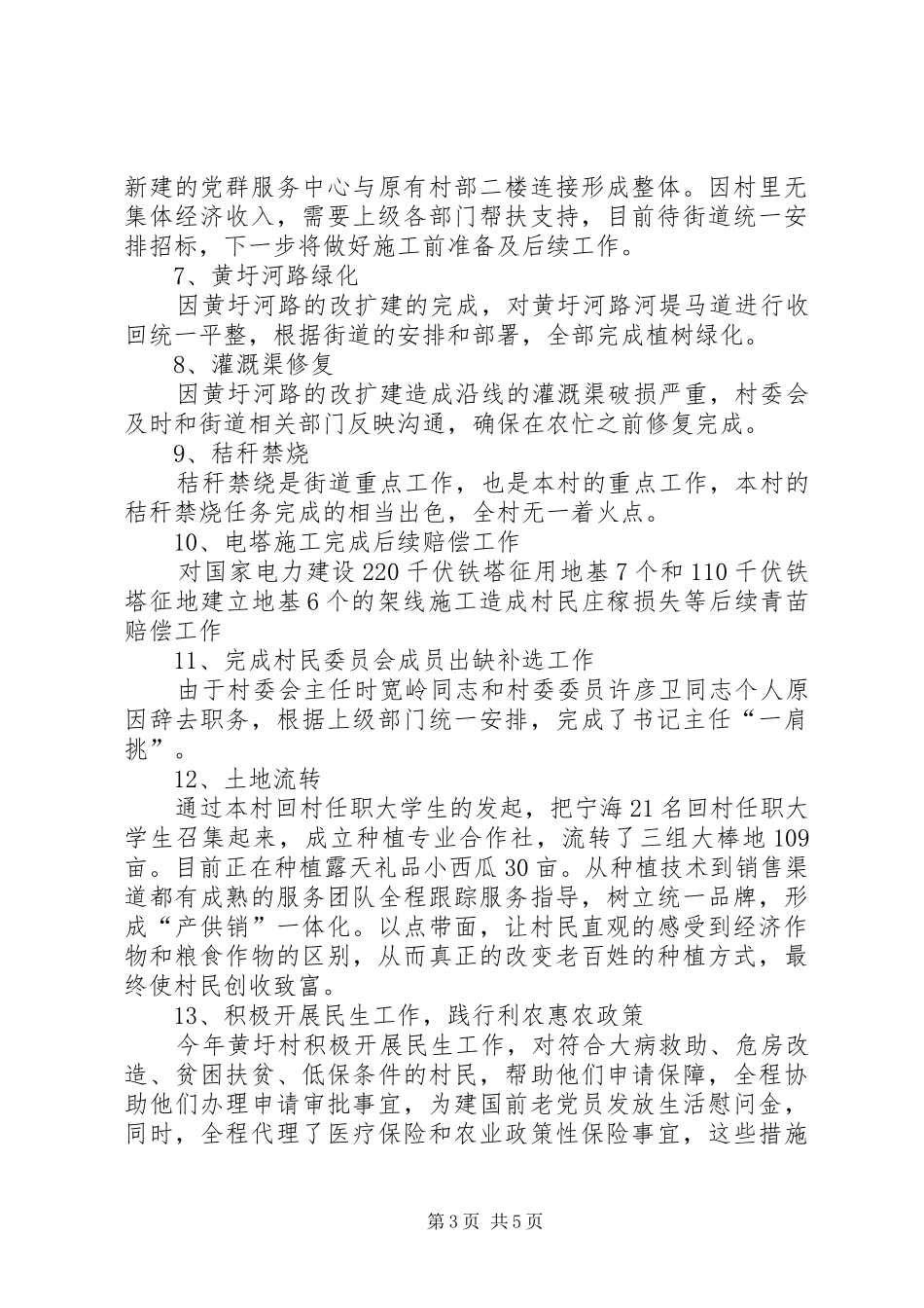 村级上半年工作总结和下半年工作计划_第3页