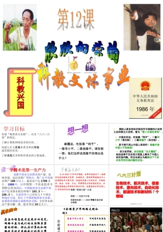 欣欣向荣的科教文体事业