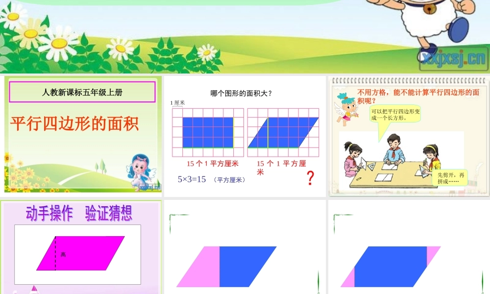 《平行四边形的面积》课件 (2)