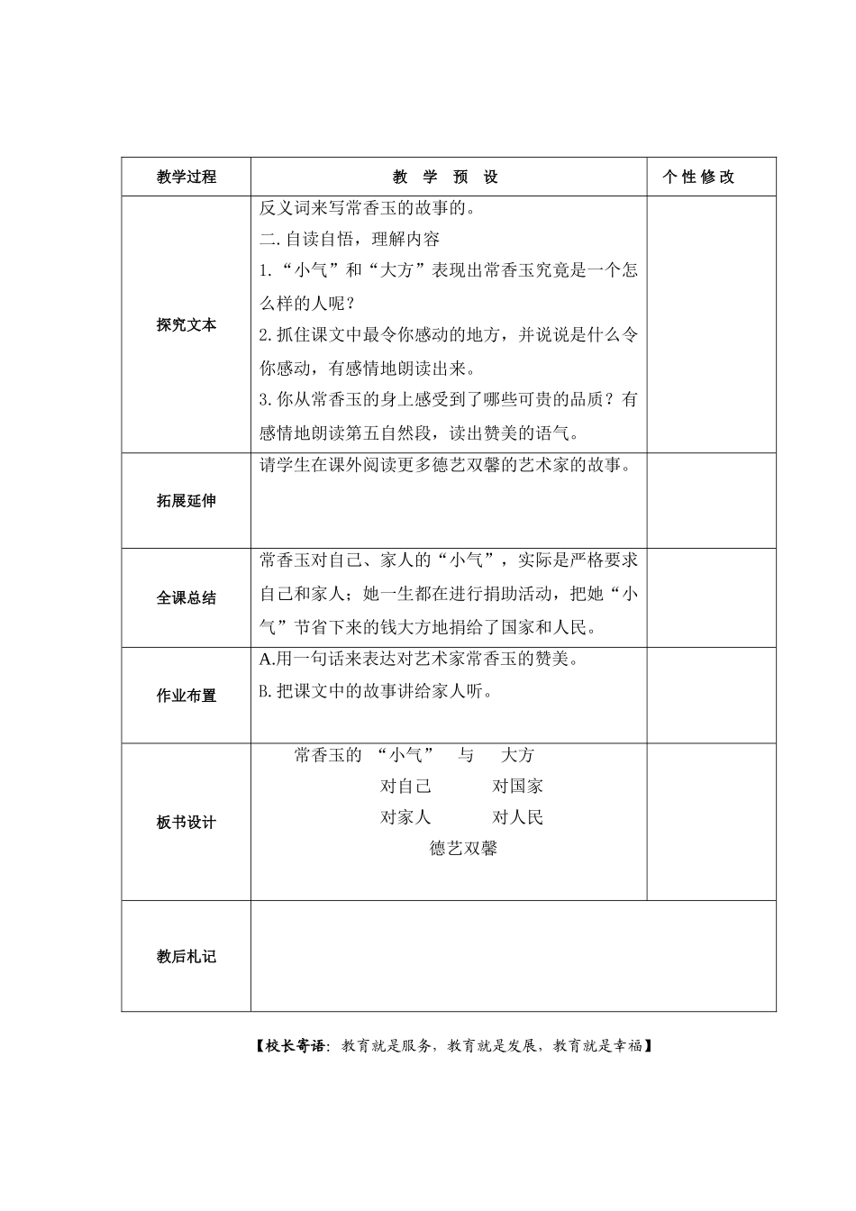 快乐读书屋三常香玉的“小气”与大方_第2页
