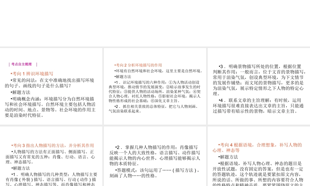 专题18-分析环境描写，把握人物形象（17页）