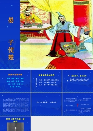 晏子使楚课件