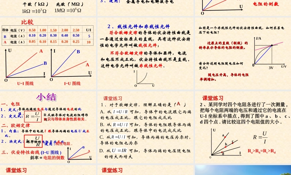 【物理】23欧姆定律