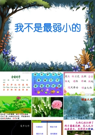 二年级语文下册第二组7我不是最弱小的第二课时课件