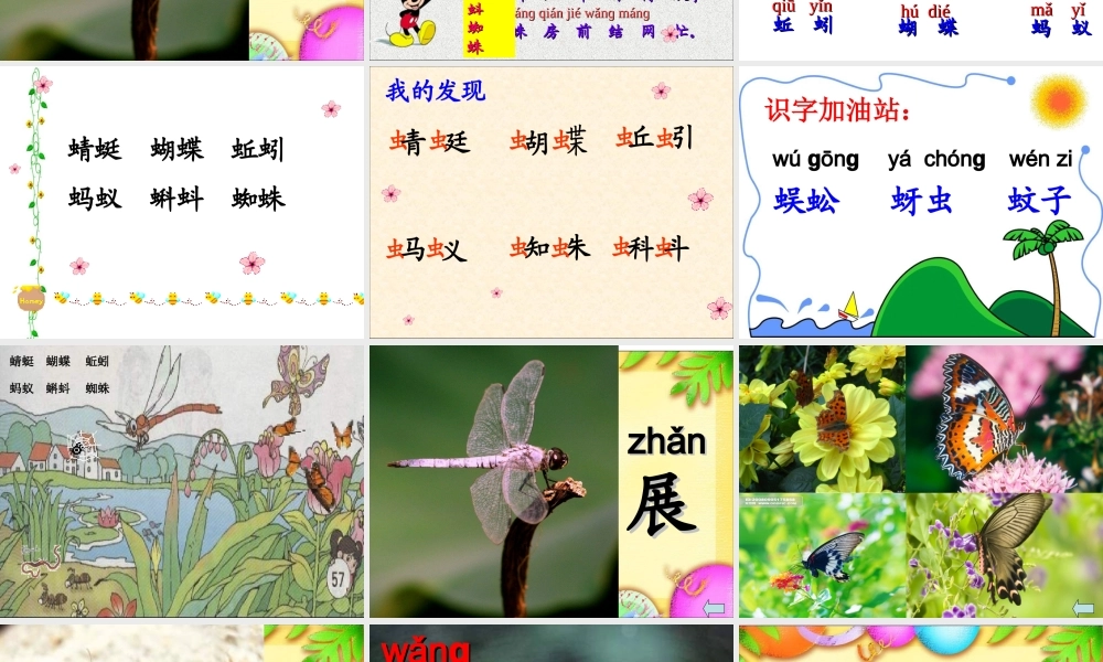 人教版一年级语文下册识字四教学课件