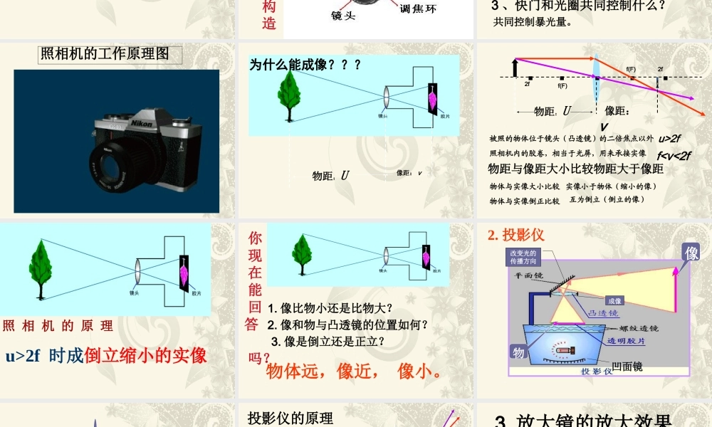 《生活中的透镜》参考课件