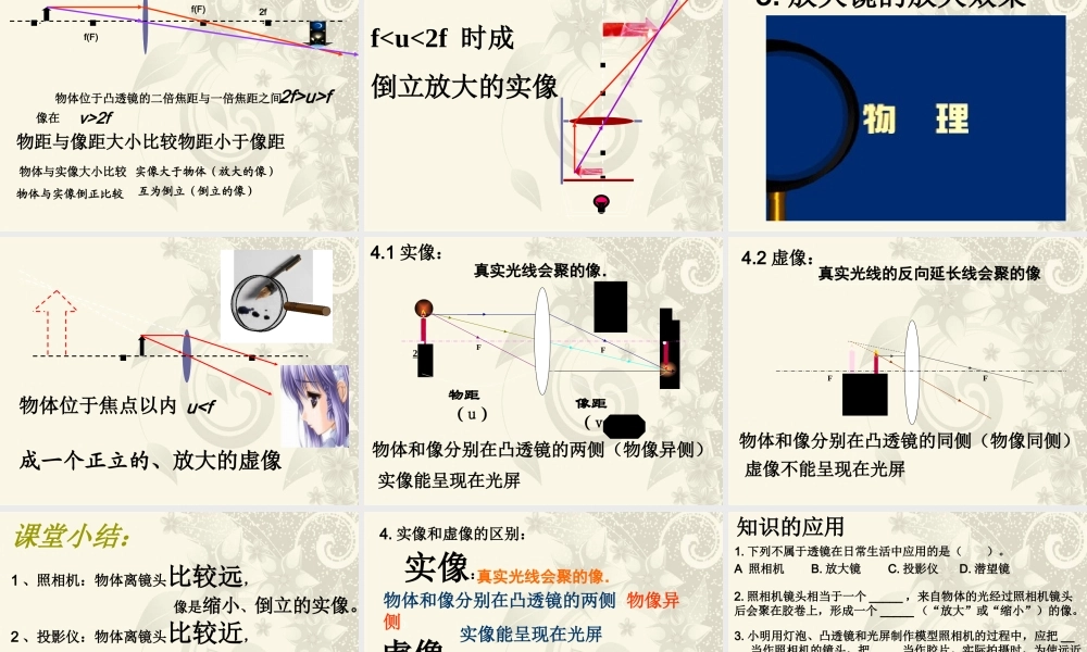 《生活中的透镜》参考课件