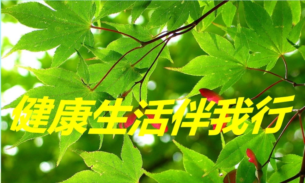 品德与社会课件健康生活伴我行五年级上册(鄂教版)