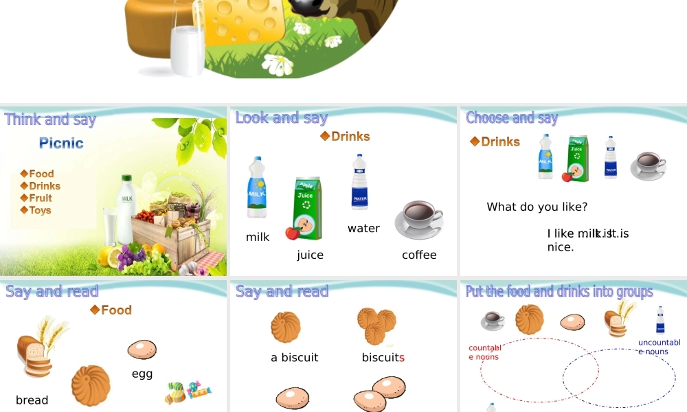 三年级下册unit6bFoodanddrinks