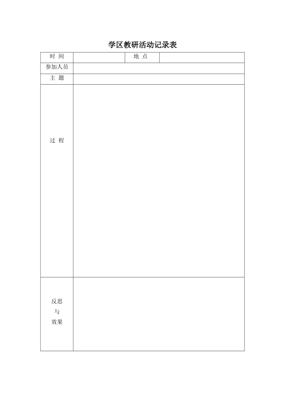 学区教研活动记录表2_第1页