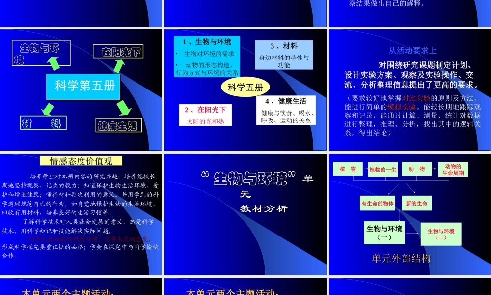 教科版小学科学