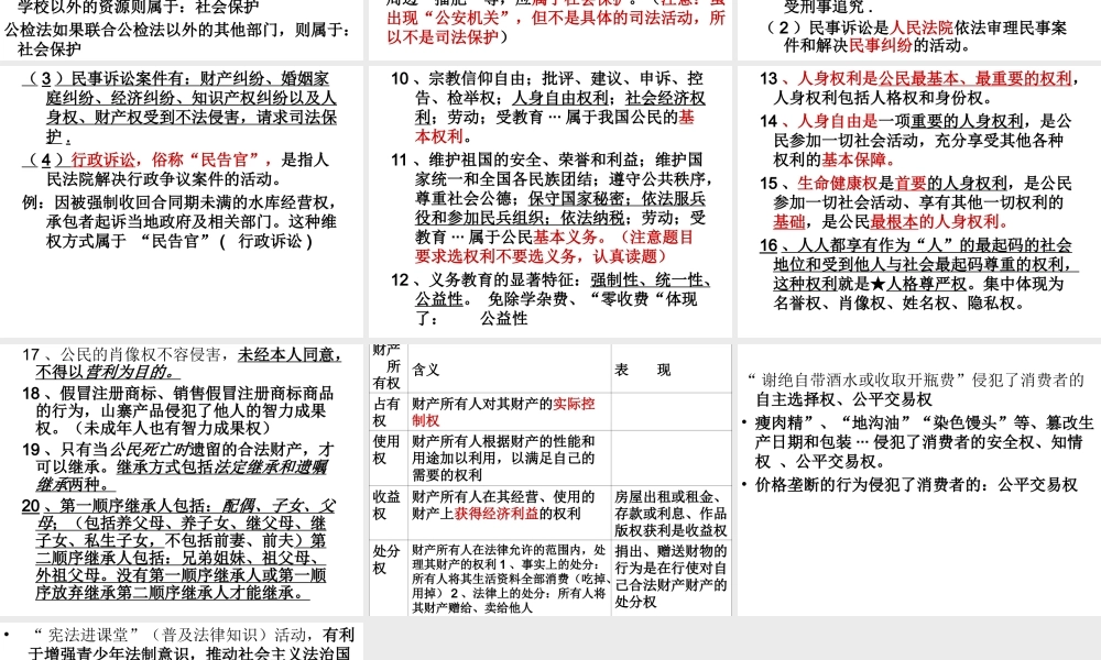 专题《法律与我同行》MicrosoftPowerPoint演示文稿