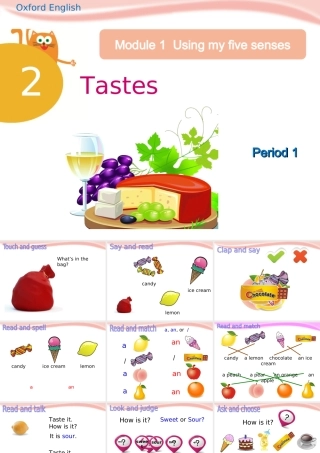 三年级下册unit2Tastes